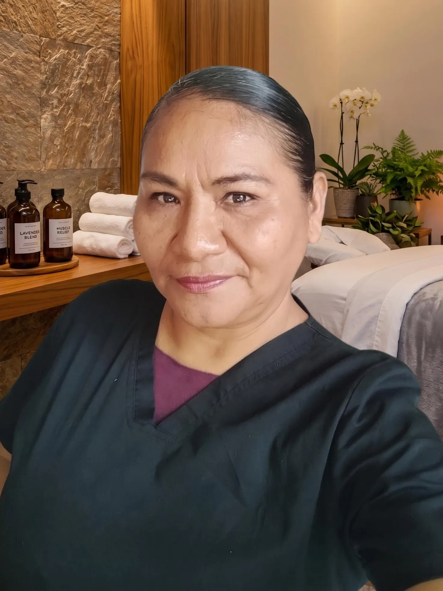 Foto: Retrato profesional de la fundadora de Respiro Silvestre
